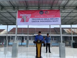 Semangat Bela Negara, Lapas Way Kanan Laksanakan Upacara Peringatan Hari Bela Negara Ke 77